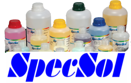PADRÃO “MR” MONO E MULTI ELEMENTAR PARA O EQUIPAMENTO DE ABSORÇÃO ATÔMICA, RATREÁVEL AO NIST, FRASCO DE 125ML, 250ML E 500ML - SPECSOL